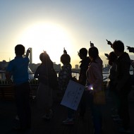 【 シブヤ大学 授業レポ】みんなで夜歩く。日の出を目指す。 ～渋谷川上流から河口まで～